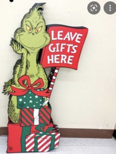 Leave gifts here grinch sign - This Invitation Templates item is sold by thegeekyfarmhouse. Ships from United States. Listed on Nov 6, 2023